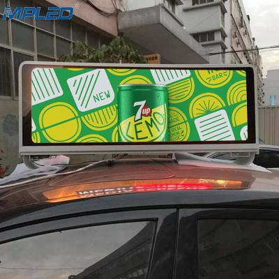 China P3.3 Advertising P3.3 Pantalla LED Taxi Outdoor Roof Top Sign Taxi MPLED Side Screen Double Side Screen Sign Board Price for sale