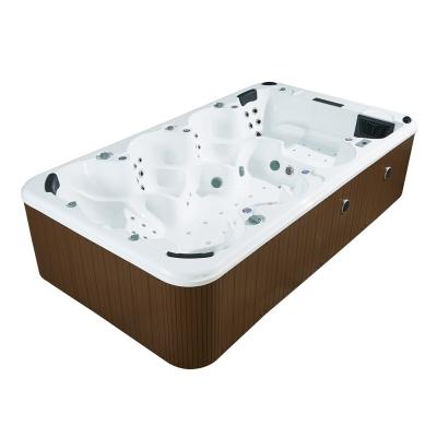 China 4M Container Luxury Outdoor Swimming Pool Hot Tub 8 Person Factory Pool Bath Use MEXDA Outdoor Spa WS-S04X for sale