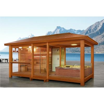 China Computer Control Panel MEXDA Public Facilities 6-7 Meter Large Outdoor Gazebo Gazebo Spa Tubs And Sauna Rooms WS-LT06 for sale