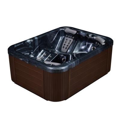 China Wholesale Hot Tubs WS-597 MEXDA 3 Person Acrylic Balboa Spa Whirlpool Modern Luxury Outdoor Bathtub Spa for sale