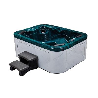 China Outdoor Spa Use MEXDA Smart Massage Bubble System Bathtub 3 Person Luxury Massage Tubs 3 Seat Outdoor Spa WS-597D for sale