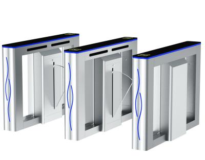 China Pedestrian Waist High Turnstile Automatic Gate Controlling Access Anti Reverse for sale