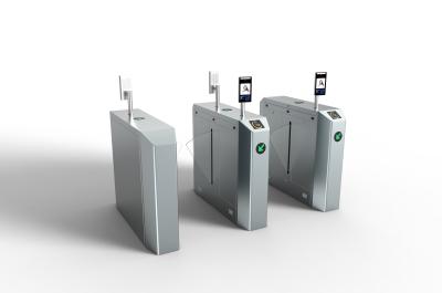 China Pedestrian Face Recognition Turnstile , Anti Collision RFID Turnstile Gate for sale