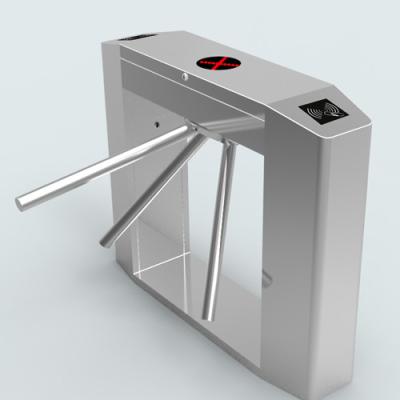 China IP54 Tripod Gate Barrier , 220V Waist High Turnstile For Ticket for sale