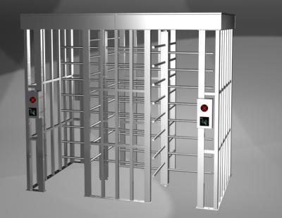 China IP54 Full Height Pedestrian Turnstiles , 150KG 550mm High Security Turnstile for sale