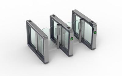 China Ticket Checking Train Station Turnstile Flap Barrier Gate Entrance AC220V 50Hz for sale