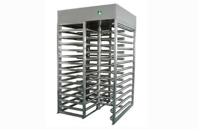 China 30W Controlled Access Turnstiles , 50Hz Full Height Pedestrian Turnstiles for sale