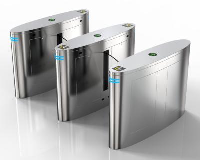 China RS232 Communication Turnstile Flap Barrier for sale