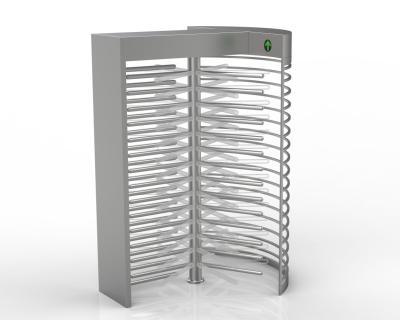 China Pedestrian High Security Turnstile , 500mm Barrier Ticket Full Body Turnstile for sale