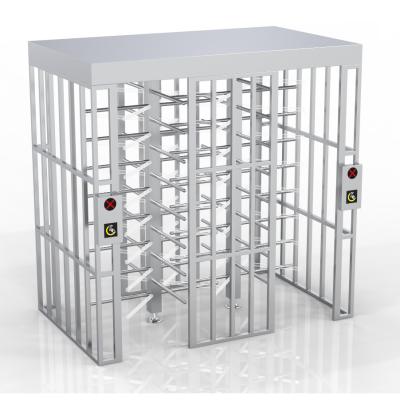 중국 Security Stainless Steel Full Height Turnstile RS232 Interface 70W Power Consumption 판매용