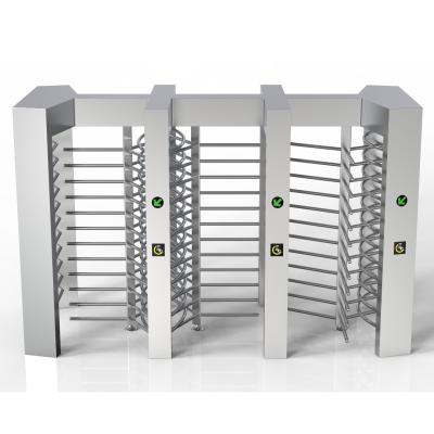 Китай IP54 Stainless Steel 304 Full Height Turnstile 550mm Passage 70W Power Consumption продается