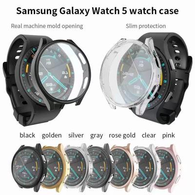 China TPU For Samsung Galaxy Watch 5 Screen Soft TPU Bumper Cover Full Body Protector 40mm Anti-scratch Flexible Case 44mm for sale