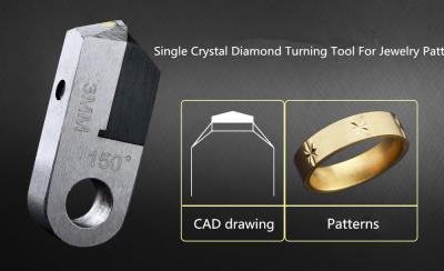 China Monocrystalline synthetic diamond Single crystal MCD jewellery cnc diamond jewelry tools for sale