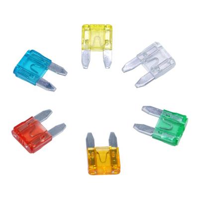 China High Quality Plastic Plug In Car Fast Standard Truck Fuse Blade Melt Auto Fuses Set Mini Automotive Replacement Fuse Assortment for sale