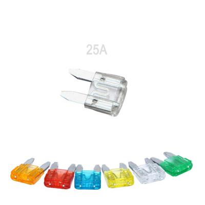 China Car 32V Low-profile Automotive Auto Blade Fuse LOW VOLTAGE 25A Safety Zinc Fuse for sale