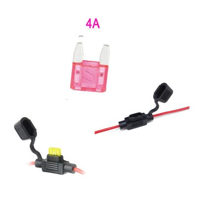 China Custom Waterproof Integrated Holder ATO ATC Wire Holder 4A 32V UL1015 18AWG Car 12V Add-a-Circuit Fuse Auto Fuse Car Charger Adapter Fuse fuse raincoat for sale