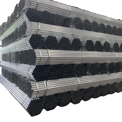 China Hot Dipped Brazil 3/4 Water Railing Soft Pipe Hydraulic Pipe Galvanized Connectors Steel Pipe Price Lists / Zinc Round Steel Tube for sale