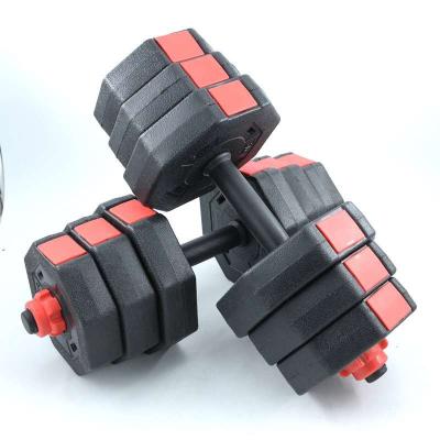 China Rubber Covered Dumbbell Gym Unisex General Fitness Dumbbell Set Weight Adjustable Dumbbell Wholesale for sale