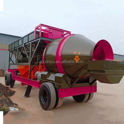 China Construction worksÂ   hot sale 60 m3 mobile concrete mixing plant mobile concrete batching plant for sale