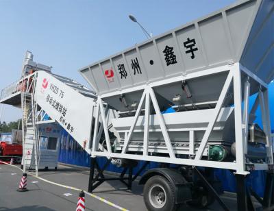 China YHZS60 Construction Industry Mobile Concrete Plant 60m3 Capacity Concrete Batching Mixing Plant For Sale for sale