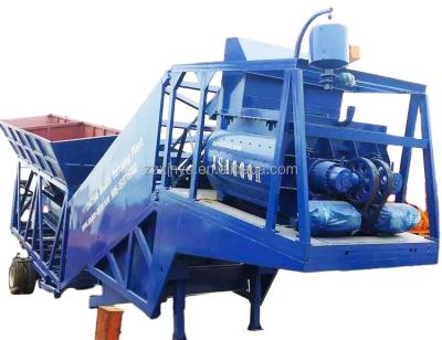 China Construction Projects YHZS90 Factory Manufacturer Small Mobile Concrete Concrete Batching Plant for sale