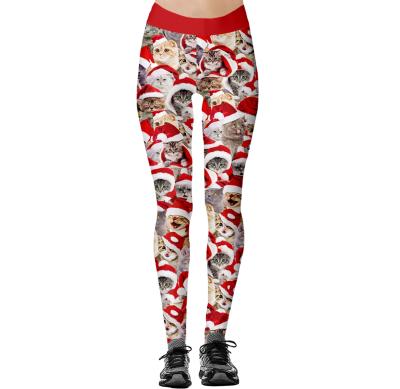 China Seamless Pants Yoga Women Yoga Wear Gaiters Crac! crack! Wholesale Breathable Seamless Custom Fitness Workout Tights For Christmas for sale