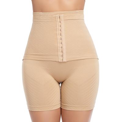 China Private Label Antibacterial Seamless Hooks Slimming Women Butt Lifter Underwear Shapewear Body Shaper High Panties for sale