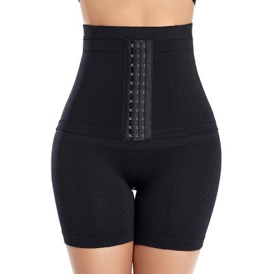 China Private Label Antibacterial Seamless Hooks Slimming Women Butt Lifter Underwear Shapewear Body Shaper High Panties for sale