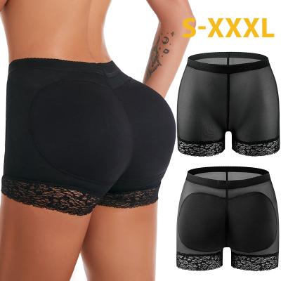 China New Antibacterial Plus Size Women's Body Shaper Pants Butt Lifter Panties Padded Hips Seamless Panties for sale