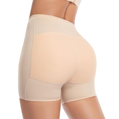 China Best Selling Antibacterial High Waist Women Short Tummy Control Body Shaper Shapewear Padded Fake Buttocks Butt Lifter for sale