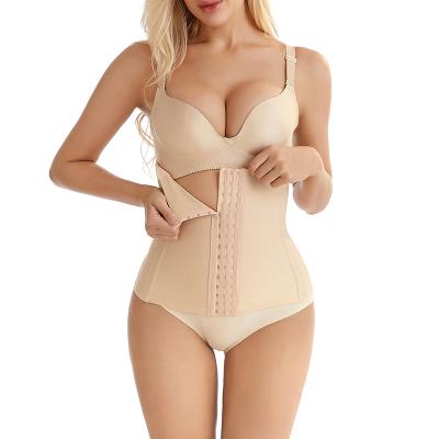 China Wholesale Women's 16 Bone Waist Trainer Corset Sport Cincher Steel Body Shaper Antibacterial For Weight Loss for sale