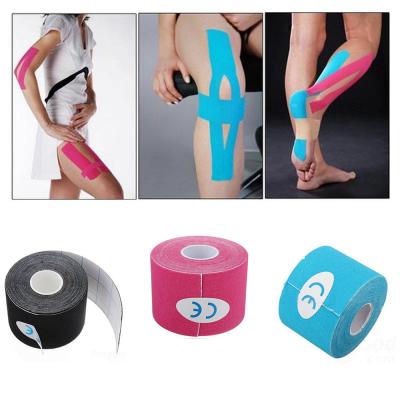 China Wholesale Football Custom Printed Multicolor Sports Kinesiology Sports Tape Waterproof Kinesiology Tape Muscle Sports Tape for sale