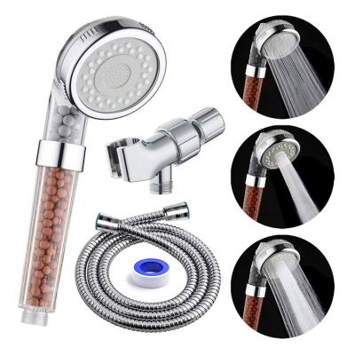 China Durable Handheld Rainfall Rain Water Filter OEM ABS Plastic Bathroom Shower Head for sale