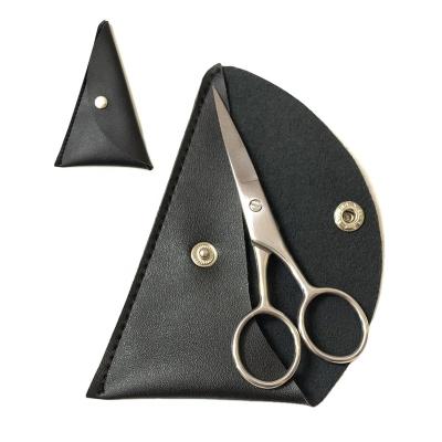 China Left Handed Scissors Beard Mustache Scissors and Comb Set Kit for Men Grooming for sale