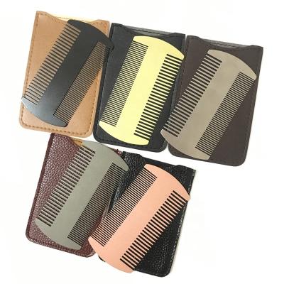 China Travel Wallet Comb Stainless Steel Credit Comb for sale