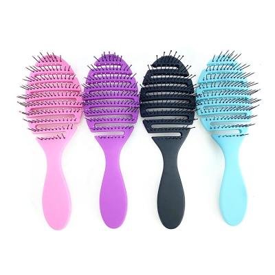 China Detangling Waterproof Nylon Pins Brush Quick Drying Hair Brush for sale