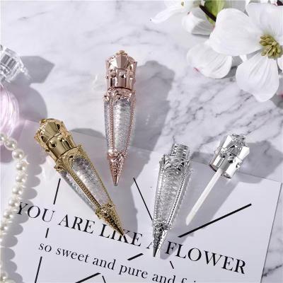 China Custom Seller Glitter Shimmer Waterproof Queen Scepter Lip Gloss Tube Logo Lip Gloss Private Label Liquid Dye with 50 Pcs Low MOQ for sale