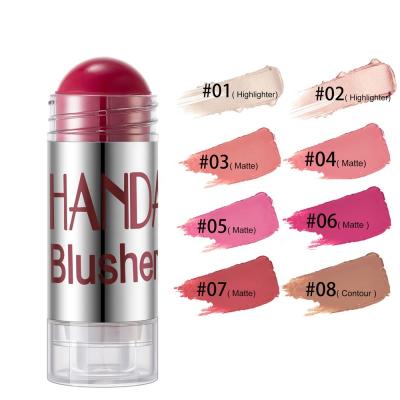 China HANDAIYAN Waterproof Pencil Blush Moisturizing Stick and Smooth Blush Pen Blush Strip Cream Blush Stick Blusher for sale