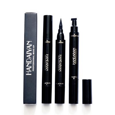 China Best Waterproof Life Ready To Ship Cruelty Free 2 In 1 Color Magic Waterproof Private Label Gel Eyeliner Glue Pen for sale