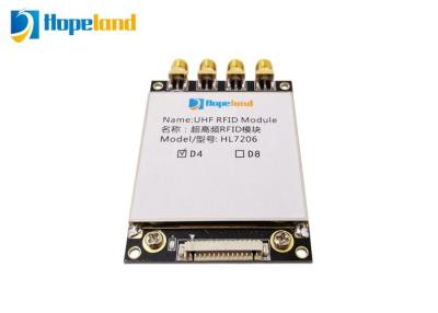 China Miniaturized 4 Port UHF RFID Module , Long Range Rfid Reader Module 67.5mm X 51mm X 6mm for sale