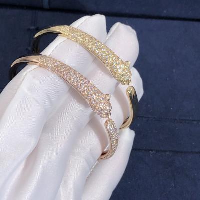 China Car Tier 18k Yellow/White/Rose Gold VS/VVS Diamonds PanthèRe De Car Tier Bracelet for sale