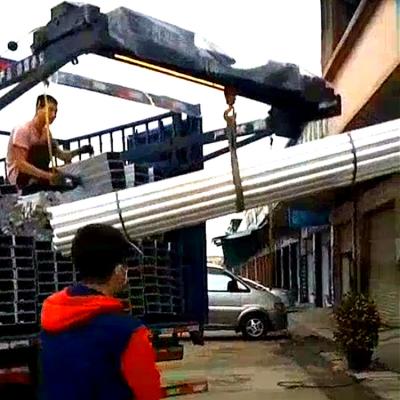 China TRUCK CRANE Heavy duty van crane for steel and copper products lifting from truck or to truck with remote control for sale