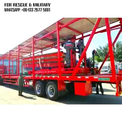 China TRUCK CRANE Truck van cranes and cranes tools for rescue flood assault boat combat equipment quickly loading and unloading for sale