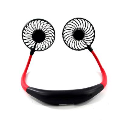 China Portable Neck Band Free Sports Fan Hand Car USB USB Neck Desk Fan for sale