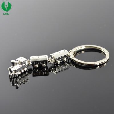 China Gift Mini Train Keyring, Metal Zinc Alloy Train New Gift 3D Promotion Key Chain for sale