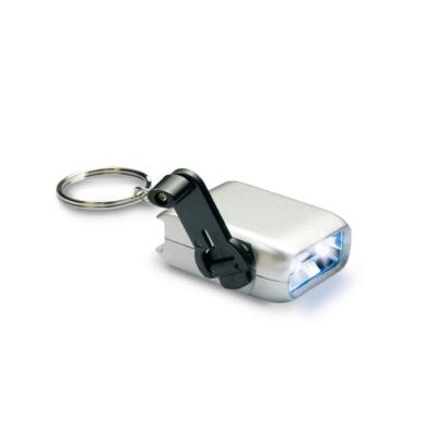 China Portable rechargeable dynamo rechargeable torch key chain, dynamo flashlight key chain, flashlight key chain for sale