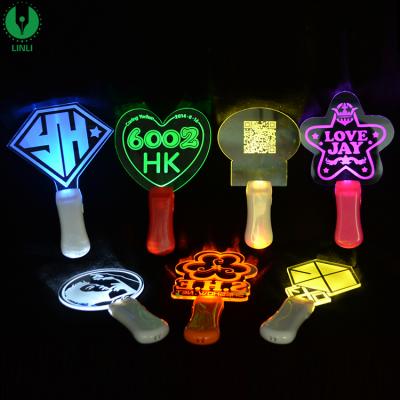 China Customized concert led light acrylic led glow stick for concert for sale