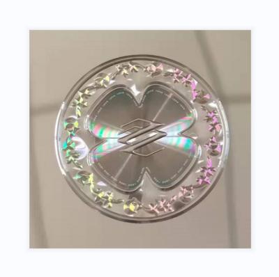 China Anti-Counterfeiting Holographic Stickers Round Custom Rainbow Reflective Holographic Labels Laser Stickers Labels for sale