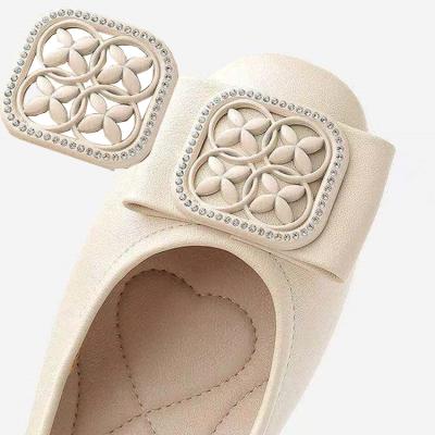 China Durable Jinshunhe Woman Shoe Buckle Shoe Charms Accessories Shoe Clips for sale