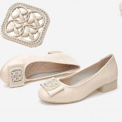 China Durable Jinshunhe Shoe Ornaments Charms Accessories Shoe Decorations Woman Shoe Buckle for sale